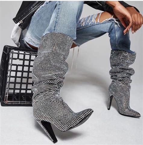 ysl crystal boots replica|ysl glitter boots.